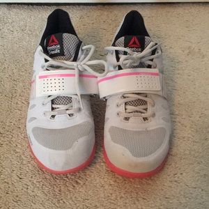 White CrossFit sneakers